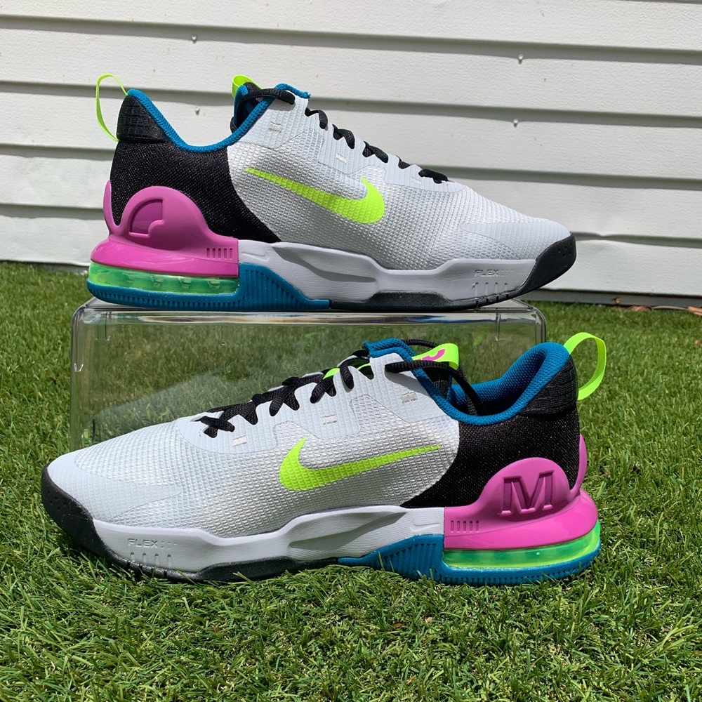🚫SOLD OUT🚫Men12* Nike* Air Max Alpha Trainer 5  Pure Platinum/Volt Black